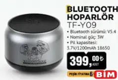 TRANSFORMERS TF-Y09 BLUETOOTH HOPARLÖR